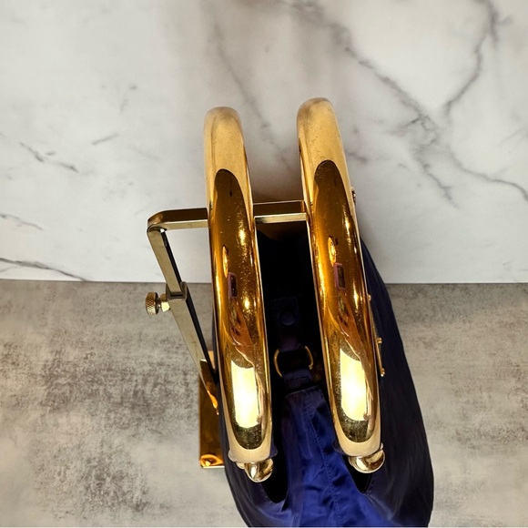 Prada Nylon Navy Blue Bucket Bag - Picture 15 of 16